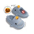 Sharkicks Basic - Hiver, Chaussons Requins Citrouille, Talon Ouvert